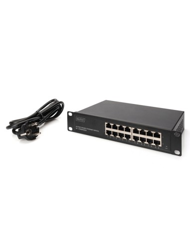 
DN-80115 DIGITUS - Switch 16 puertos Gigabit 10" DIGITUS PROFESIONAL