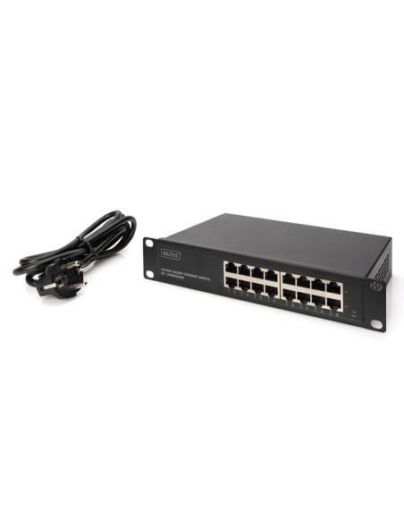 
DN-80115 DIGITUS - Switch 16 puertos Gigabit 10" DIGITUS PROFESIONAL