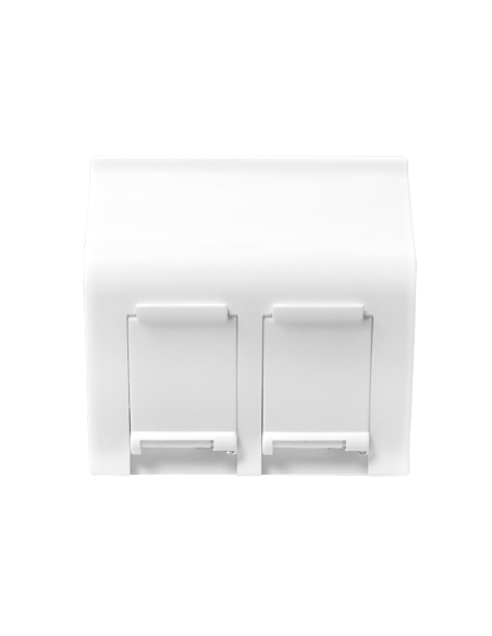 Placa de 45x45 mm 2 Conector 45º para NF0002 Blanco Logilink