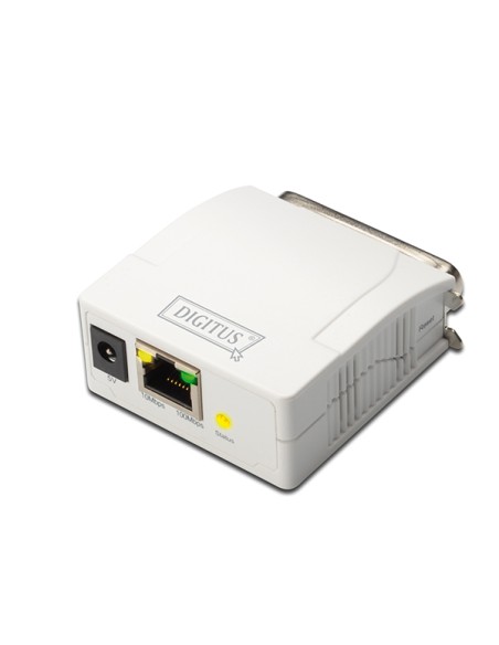 
DN-13001-1 DIGITUS - Servidor de impresora Fast Ethernet paralelo de Digitus. Convierte fácilmente una impresora local en una