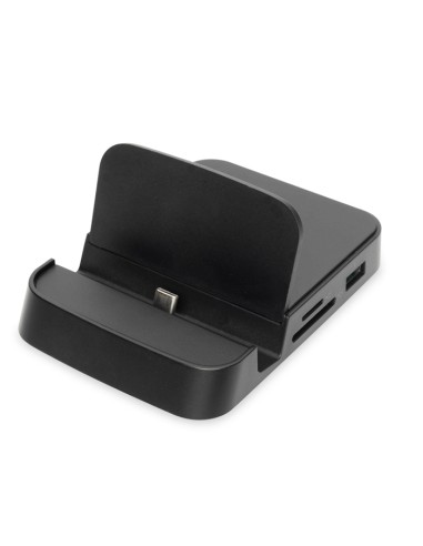 
DA-70882 DIGITUS - Estación de acoplamiento para smartphone USB-C, 7 puertos. Estación de acoplamiento para smartphone, 2 USB