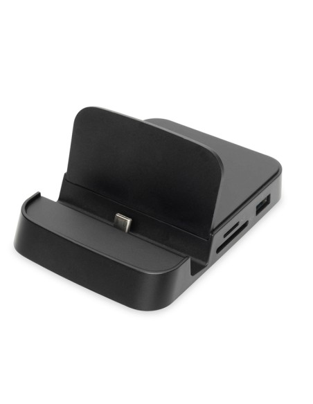 
DA-70882 DIGITUS - Estación de acoplamiento para smartphone USB-C, 7 puertos. Estación de acoplamiento para smartphone, 2 USB