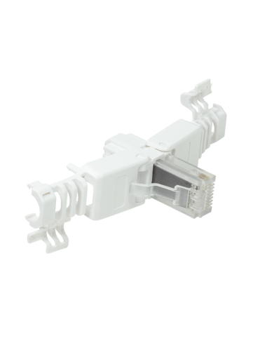 
MP0028 LOGILINK - Conector modular Cat 6A RJ45 M UTP Sin Herramienta Blanco