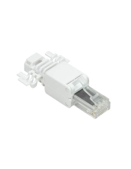 
MP0028 LOGILINK - Conector modular Cat 6A RJ45 M UTP Sin Herramienta Blanco