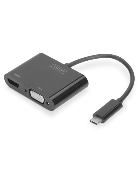 
DA-70858 DIGITUS - Adaptador USB C a HDMI y VGA 0.15 metros  Digitus