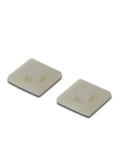 
Base Cuadrada autoadhesiva Nylon PA 66, 19mmX19mm, 100 Pcs