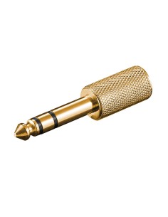 
Adaptador 6,3mm Macho 3-pin ST a 3,5mm Hembra 3-pin ST ORO 