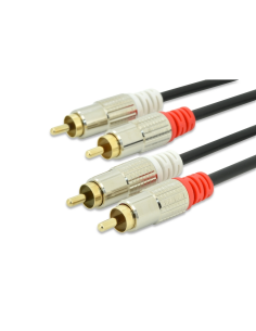 84591 Cable audio 2 RCA Macho a 2 RCA Macho 2,5  m.