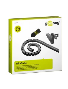 
51924 GOOBAT - Cubre cables espiral negro de 20mm. Bobina de 2.5m 2