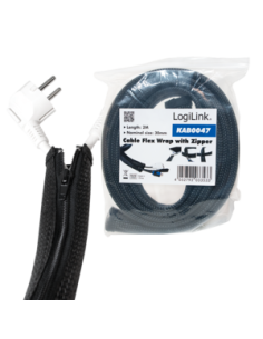 
Cable FlexWrap con cremallera Negro 2m; 50mm diametro