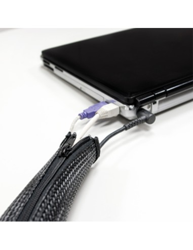 
Cable FlexWrap con cremallera Negro 1m; 30mm diametro