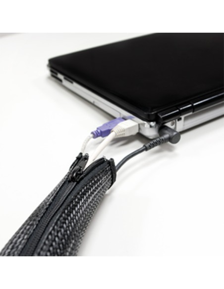
Cable FlexWrap con cremallera Negro 1m; 30mm diametro
