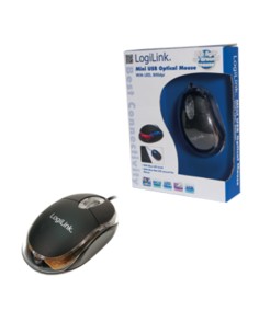 
ID0010 LOGILINK - Ratón Optico mini  800DPI Negro USB Logilink
