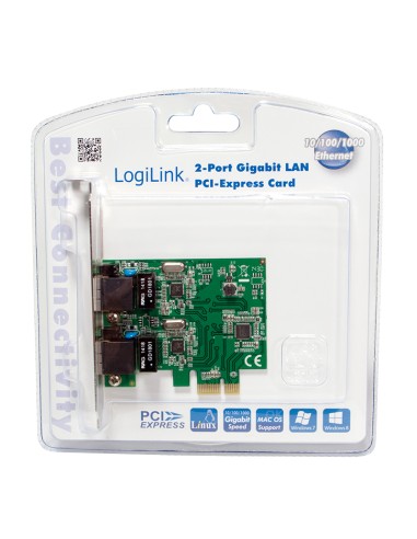 
Tarjeta PCI Express Giga Lan 2 port