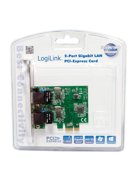 
Tarjeta PCI Express Giga Lan 2 port