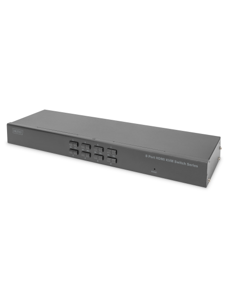 
DS-12910 DIGITUS - 19" Rackmount 8 Port HDMI KVM Switch Single View