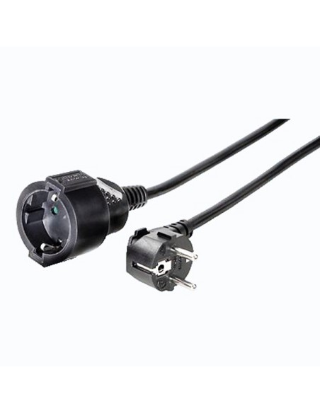 
10 m Prolongador eléctrico schuko
 macho a hembra negro