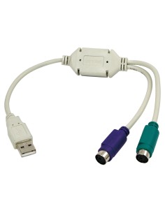 
Adaptador USB a 2x  PS/2  Logilink