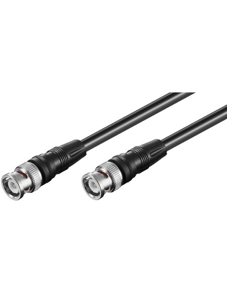 
Cable coaxial RG59 BNC macho a BNC macho, 2m