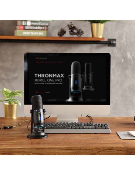 
M2 THRONMAX - Micrófono Thronmax Mdrill one  Jet Black 48Khz
