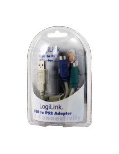 
Adaptador USB a 2x  PS/2  Logilink 2