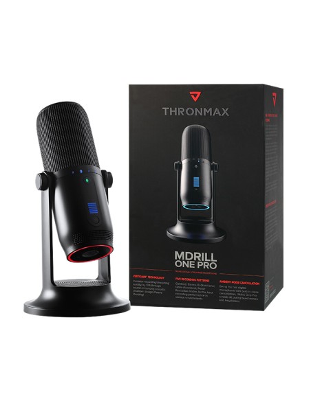 
M2 THRONMAX - Micrófono Thronmax Mdrill one  Jet Black 48Khz