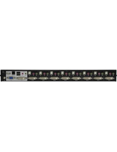 
Conmutador KVM ATEN rack 8 puertos USB DVI