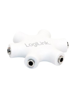 
Adaptador audio "friends", 6x stereo 3,5" hembra Logilink