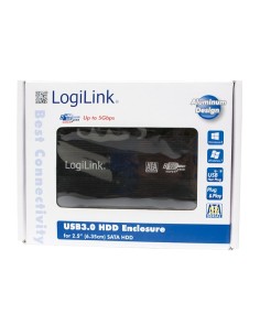
UA0106 Caja Externa 2,5" SATA-USB 3.0 Logilink 2