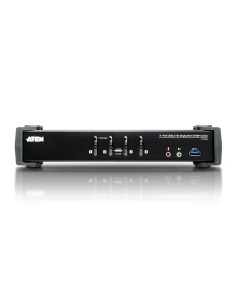 
     KVM Conmutadores KVM de sobremesa CS1924M 

Conmutador KVMP USB 3.0 4K DisplayPort MST de 4 puertos (cables incluidos 2