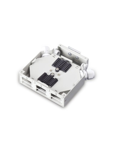 
Adaptador de carril DIN para 6 acopladores SC/DX Color gris