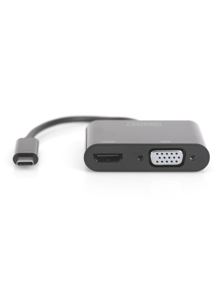 
DA-70858 DIGITUS - Adaptador USB C a HDMI y VGA 0.15 metros  Digitus