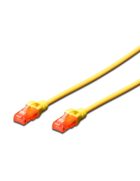 
DIGITUS - DK-1617-005/Y - Latiguillo CAT 6 U-UTP, Cobre, LSZH (Libre de Halógenos), AWG 26/7, longitud 0,50 metros, color AMA