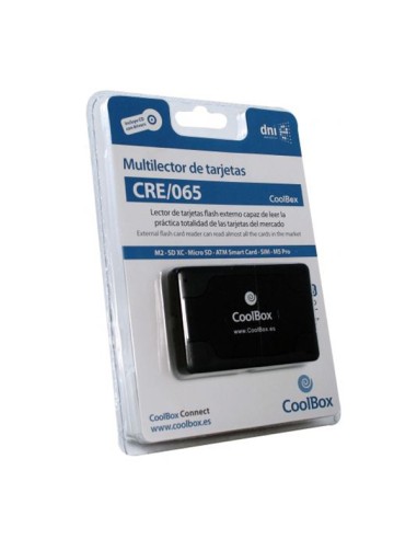 
LECTOR EXTERNO CRE-065 + DNI+3 USB2.0 COOLBOX