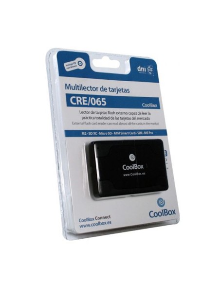 
LECTOR EXTERNO CRE-065 + DNI+3 USB2.0 COOLBOX