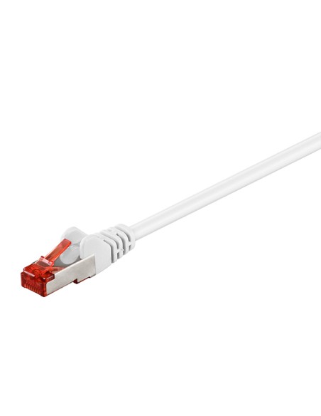 
Latiguillo Cat.6 S-FTP  PIMF LSZH 0,25 m. Blanco COBRE