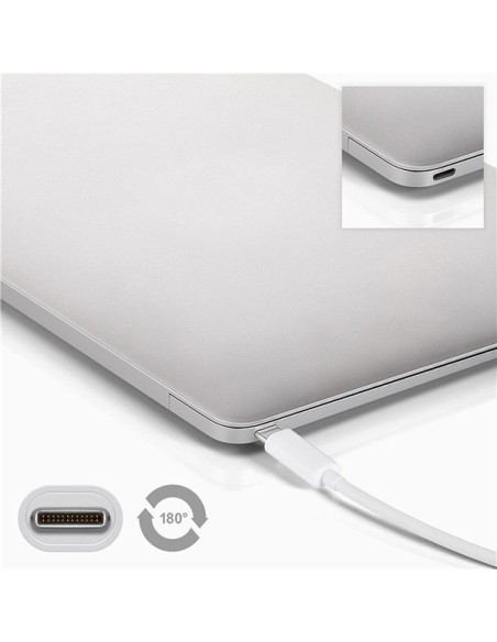
67194 GOOBAY - Cable de 1m USB 3.0 Gen1  5 Gbit/s USB-C a USB-C Blanco**