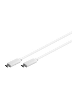 
67193 GOOBAY - Cable de 0,5m USB 3.0 Gen1  5 Gbit/s USB-C a USB-C Blanco