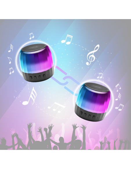 
SP0064 LOGILINK - Altavoz, portátil, Bluetooth, TWS, manos libres, RGB Ligth Logilink