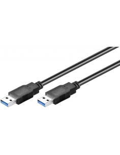 
96117  Cable USB  5m USB 3.0 A-M A-M Negro Triple Malla