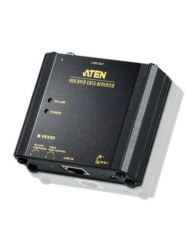 
ATEN VE550 Repetidor VGA ATEN sobre  CAT5/6