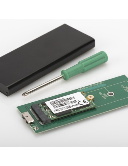 
Caja Externa M.2 SSD -USB 3.0 Alumnio Negro  Digitus