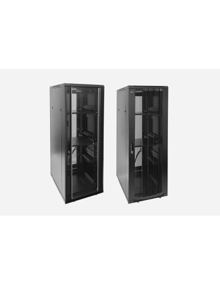
122011 MONOLYTH - ARMARIO 19" SIN ACCESORIOS  22U SH8822 800X800 PTA.DOBLE PERFORADA