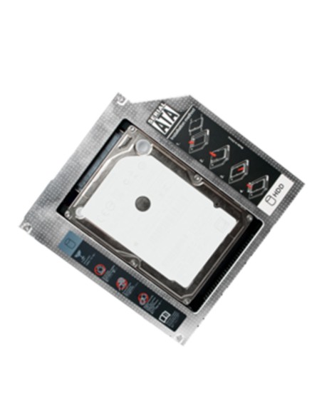 
Marco SSD/HDD para ranura DVD/Blu-ray SATA a IDE 12,7mm Alt