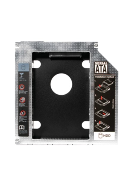 
Marco SSD/HDD para ranura DVD/Blu-ray SATA a IDE 12,7mm Alt
