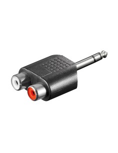 
Adaptador Jack 6.3mm ST  Macho a 2x RCA Hembra
Minima compra 10 unidades