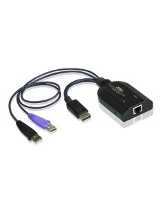 
ATEN KA7169 Adaptador KVM multimedia virtual DisplayPort USB con compatibilidad para tarjetas inteligentes 