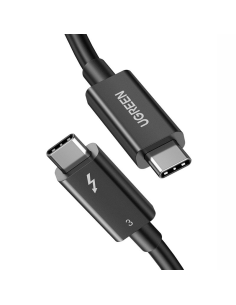 
US341 70952 UGREEN - Cable de 2 m USB Thunderbolt 3 - 40 Gb USB-C a USB-C Negro
