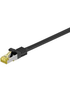 Latiguillo Cat 7 S/FTP PIMF RJ45 4x2xAWG 26/7 CU 20m NEGRO