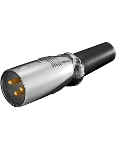 Conector Audio XLR M Microfono 3 pines Plata Goobay

Packing units:
1 / 20 / 100 / 1000
